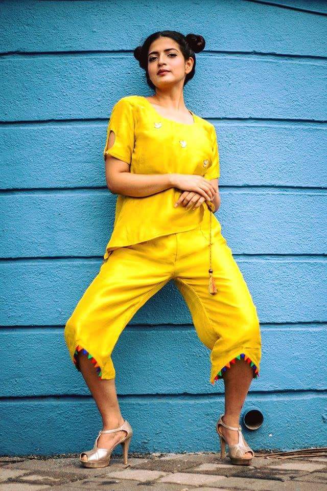 Yellow Chic Top and Bottom