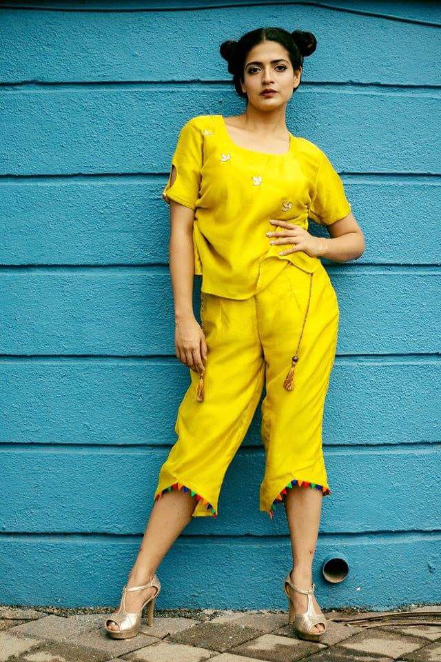 Yellow Chic Top and Bottom