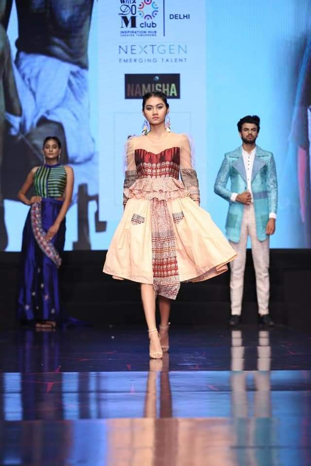Khadi Silk Pink Dress